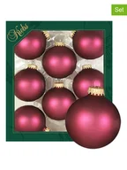 Bombki - Krebs Glas Lauscha Bombki (8 szt.) w kolorze różowym - miniaturka - grafika 1