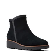 Botki damskie - Sharon Heights [black suede] - rozmiar 39.5 - miniaturka - grafika 1