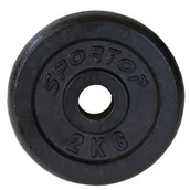 Obciążenia - SPORTOP Obciążenie SPORTOP Fi28 2 kg) FI28 - miniaturka - grafika 1