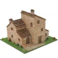 Klocki - Składany Domek z Cegły 3D - Wiejski Domek - miniaturka - grafika 1