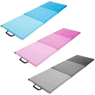 Akcesoria do rehabilitacji - Materac gimnastyczny do ćwiczeń, składany trzyczęściowy 4FIZJO - 180x60x5 cm - miniaturka - grafika 1