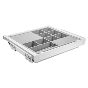 Szuflada z organizatorem do korpusu 60 cm biała Elite GTV - Meble modułowe i akcesoria - miniaturka - grafika 1