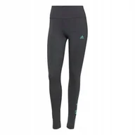 Legginsy - Legginsy damskie adidas Loungwear Essentials szare H07784 XS - miniaturka - grafika 1