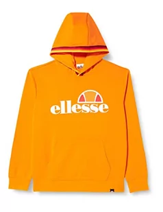 ellesse Męska bluza z kapturem, pomarańczowa, M, Pomarańczowy popsicle - Bluzy męskie - miniaturka - grafika 1