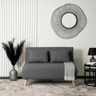 Fotele - Fotel Rozkładany Leżanka Wypoczynkowy MARRY 2 do Spania Szary - miniaturka - grafika 1