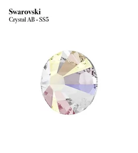 Swarovski Cuccio Cyrkonie Crystal AB SS5 - 100 szt. CYRKONIE 5 AB - Ozdoby do paznokci - miniaturka - grafika 1