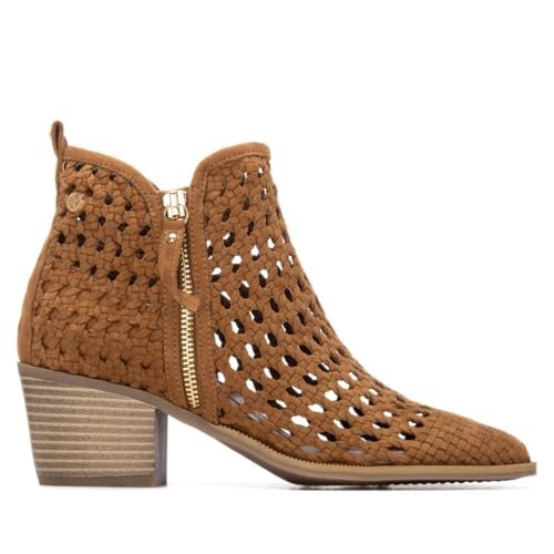 XTI - Kozaki Kobiety Kamelowy - Wygodne i wszechstronne obuwie – moda casualowa - Model 14526701 (Rozmiar 40)