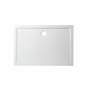 Brodziki prysznicowe - Brodzik do kabiny prysznicowej płaski Essential 80 x 120 x 5/3 Sensea - miniaturka - grafika 1