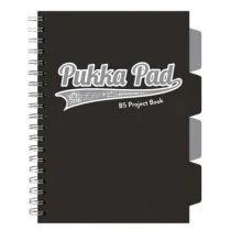 Pukka Project Book Black B5 kratka 100 kartek 3 szt. - Zeszyty szkolne - miniaturka - grafika 1