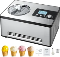 Maszyny do lodów - Maszyna do lodów domowych sorbetów jogurtu automat do lodów 180 W 2L - miniaturka - grafika 1
