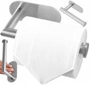Stojaki i wieszaki na papier toaletowy - Uchwyt Na Papier Samoprzylepny Wc Toaletowy Loft - miniaturka - grafika 1