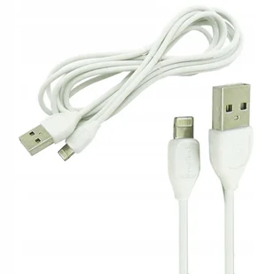 Kabel 2w1 Micro USB Lightning 2m REMAX do iphone Przewód do ładowania Telefonu Mikro USB - Kable USB - miniaturka - grafika 1