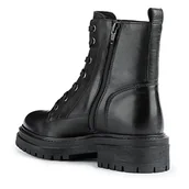 Botki damskie - Geox Damskie botki D Iridea Q, Czarny, 38 EU - miniaturka - grafika 1