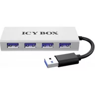 Części i akcesoria do laptopów - Icy Box ICY BOX IB-AC6104 hub/koncentrator IB-AC6104 - miniaturka - grafika 1