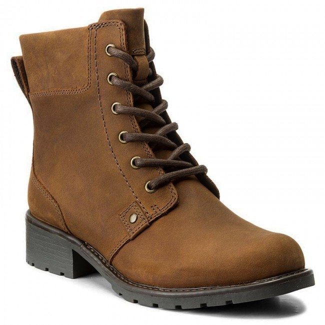 CLARKS DAMSKIE SKÓRZANE BOTKI NA JESIEŃ ZIMĘ 35,5 1JKB