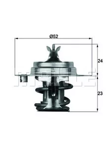 Termostat, płyn chłodzący Mahle TX 7 88D S - Termostaty - miniaturka - grafika 1