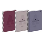 Zeszyty szkolne - Inter-druk Kołozeszyt A4/100K kratka Academy 5szt) - miniaturka - grafika 1