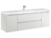 Szafki łazienkowe - Szafka Wisząca Z Umywalką ETH 140 cm D - Kaszmir Mat - miniaturka - grafika 1