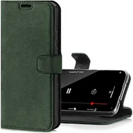 Etui i futerały do telefonów - SURAZO Etui na telefon komórkowy do S20 FE Premium RFID etui ochronne z prawdziwej skóry z funkcją stojaka - zielone etui z klapką Wallet case Handmade in Europa do Samsung Galaxy S20 FE 5G / 4G - miniaturka - grafika 1