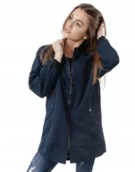 Kurtki damskie - Bomberka Kurtka Damska US Bomber Długa 1724-01 r M - miniaturka - grafika 1