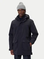 Kurtki męskie - Jack Wolfskin Parka Canyon Shield A65119 Granatowy Regular Fit - miniaturka - grafika 1