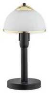 Lampy stojące - Lemir Lava lampka stołowa 1 pł. / czarny matowy + złoty O2928 L1 CZA + ZL O2928 L1 CZA + ZL - miniaturka - grafika 1