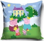 Poszewki na poduszki - Poszewka Na Poduszkę Jasiek Świnka Peppa Pig 40X40 - miniaturka - grafika 1