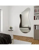 Lustra - Dekoracyjne lustro o organicznym kształcie - ANGELIT II, Dostępne wymiary: 44x100 - miniaturka - grafika 1