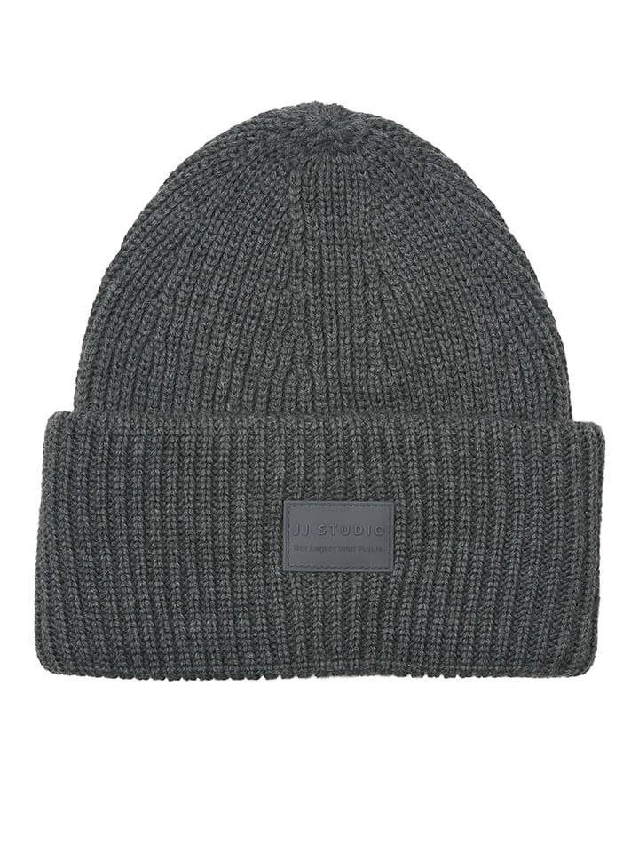 Jack & Jones Czapka w kolorze antracytowym