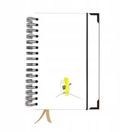 Notesy i bloczki - Notes w linie zeszyt A5 pamiętnik notatnik planer - miniaturka - grafika 1