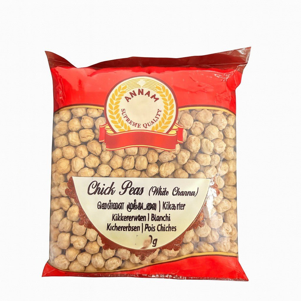 Ciecierzyca Annam Chick Peas 2 kg - duże ziarna kabuli kremowa do hummusu