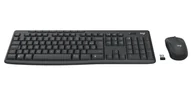 Zestawy myszka + klawiatura - Logitech 920-012068 klawiatura Dołączona myszka Biuro RF Wireless + Bluetooth AZERTY Belgijski Grafitowy 920-012068 - miniaturka - grafika 1
