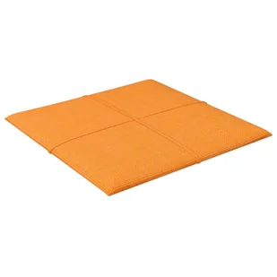 Panele ścienne, 12 szt., żółte, 30x30 cm, tkanina, 1,08 m² - Panele ścienne i boazeria - miniaturka - grafika 5
