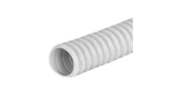 Inne akcesoria elektryczne - Rura karbowana elektroinstalacyjna GUS (RSF) 24,7/20mm wzmocniona spiralą samogasnąca peszel elastyczny 320N PVC UV szara 10m - miniaturka - grafika 1