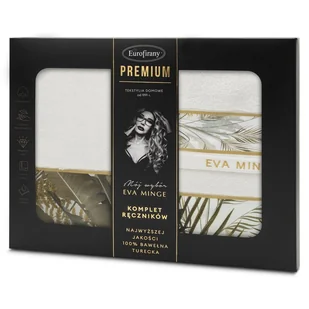 Eva Minge Komplet Ręczników Eva 17 W Eleganckim Opakowaniu, Idealne Na Prezent Biały - Ręczniki - miniaturka - grafika 1