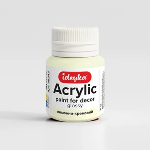 Farba akrylowa Krem cytrynowy 20ml - Farby i media malarskie - miniaturka - grafika 1