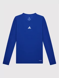 Adidas Koszulka techniczna Team Base GK9087 Granatowy Slim Fit - Koszulki sportowe męskie - miniaturka - grafika 1