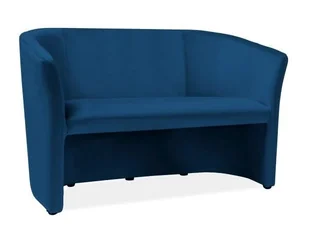 Sofa Tm-2 Velvet Wenge / Bluvel 86 Granatowa - Sofy i kanapy - miniaturka - grafika 1