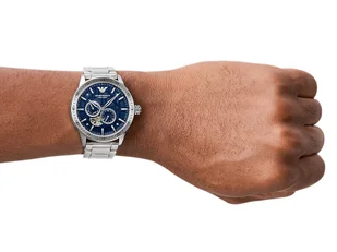 Zegarek Zegarek EMPORIO ARMANI - Mario AR60052  Silver/Silver - Zegarki męskie - miniaturka - grafika 7