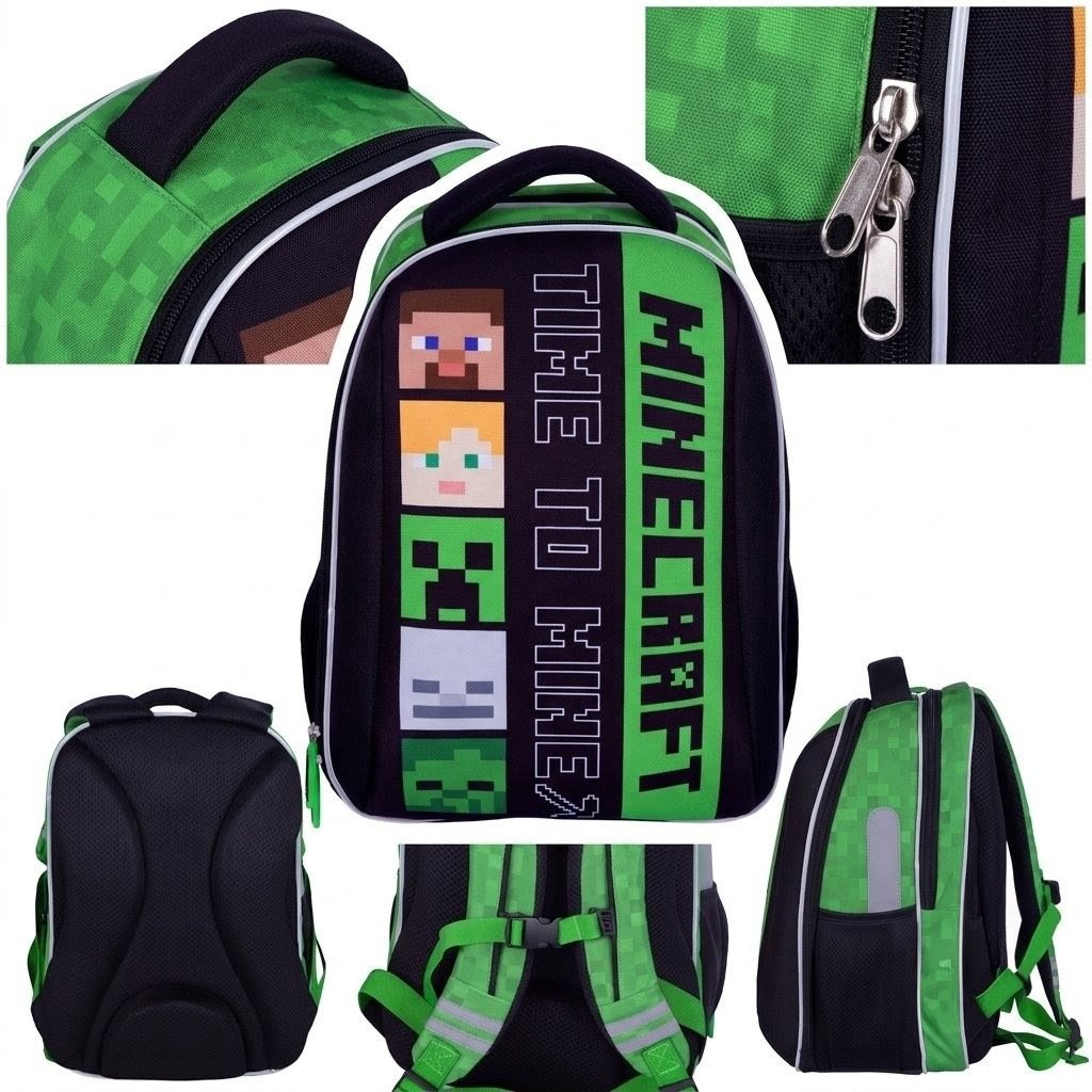 Plecak Szkolny Minecraft Tornister Coolpack Astra Bag Dla Chłopca Klas 1 3