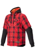 Odzież motocyklowa - Koszula Motocyklowa Alpinestars MO.ST.EQ Tartan Flame Red/CzarnyL - miniaturka - grafika 1