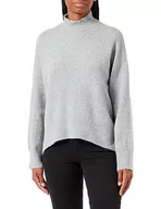 Swetry damskie - Bestseller A/S Damski sweter VMDOFWOOL LS Highneck GA NOOS, Light Grey Melange, XS, Light Grey Melange, XS - miniaturka - grafika 1
