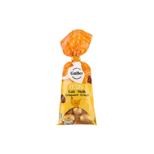 Cukierki czekoladowe Galler Small Easter Eggs Bag (Crunchy Milk), 112 g - Kakao i czekolada - miniaturka - grafika 1