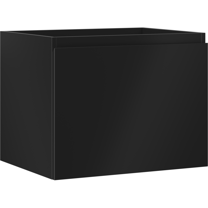 Mexen Orio szafka łazienkowa podumywalkowa 60 cm, 1 szuflada, czarna mat - 91A10-06047-1-BF71