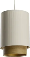 Lampy sufitowe - Lampa wisząca DUO LAMI LINE 25 kremowa/brązowa BPS KONCEPT - miniaturka - grafika 1
