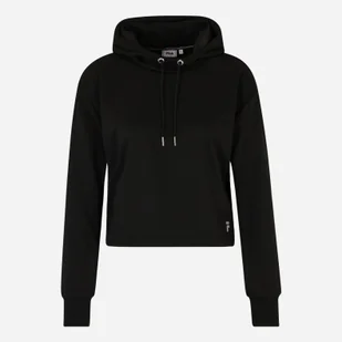Bluza damska z kapturem krótka Fila FAW0497-80010 L Czarna (4064556394095) - Bluzy damskie - miniaturka - grafika 1