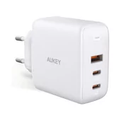 Ładowarki do telefonów - Aukey Ładowarka PA-B6S White Omnia Mix GaN ultraszybka ładowarka sieciowa 3xUSB 2xUSB C+1xUSB A 90W 1_789903 - miniaturka - grafika 1