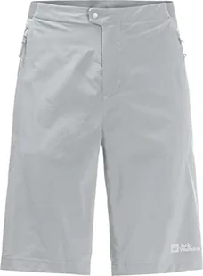 Jack Wolfskin Męskie szorty funkcyjne PRELIGHT szare S - Spodenki damskie - miniaturka - grafika 1