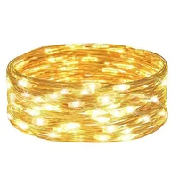 Oświetlenie świąteczne - Lampki choinkowe 20 LED druciki mikro na baterie biały ciepły - miniaturka - grafika 1