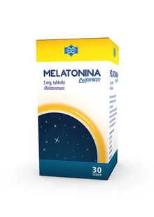 POLFARMEX Melatonina Polfarmex 5 mg x 30 tabl - Układ nerwowy - miniaturka - grafika 1